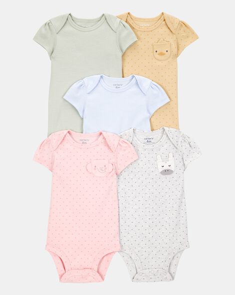 Set de 5 Romper Animalitos Carter's