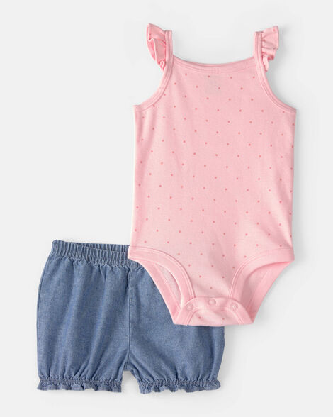 Set de 3 piezas Chambray Carter's 🌸