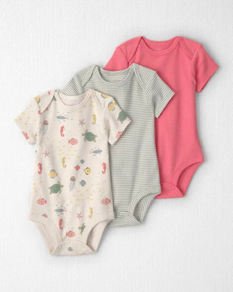 Set de 3 rompers Under the Sea organic Carter's