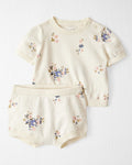 Conjunto algodón organico Floral Carter's 🌸