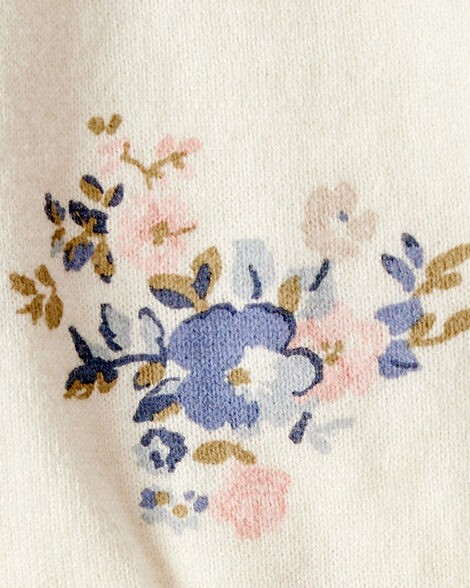 Conjunto algodón organico Floral Carter's 🌸