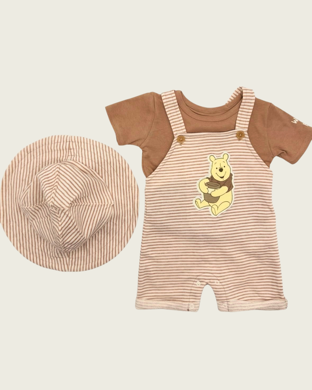 Set de 3 Piezas Overall Winnie Pooh Disney