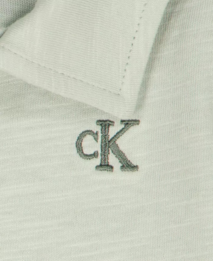 Set de bodysuit tipo polo y shorts - Calvin Klein 👶✨