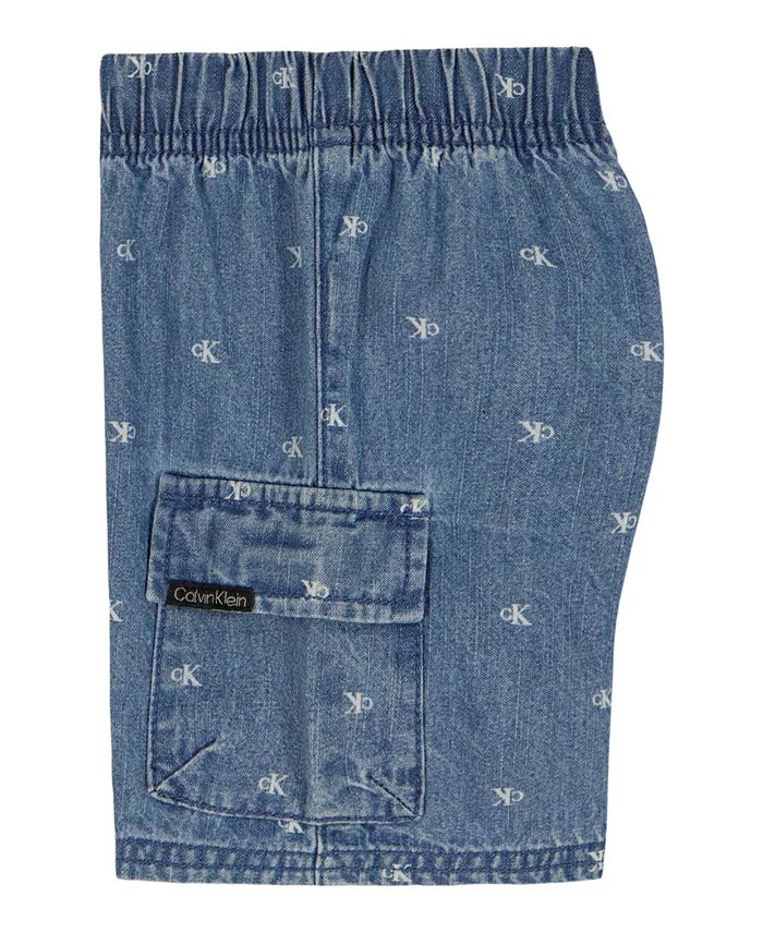 Set de bodysuit tipo polo y shorts - Calvin Klein 👶✨