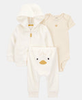 Set de 3 piezas Patito Cardigan Carter’s 🐣