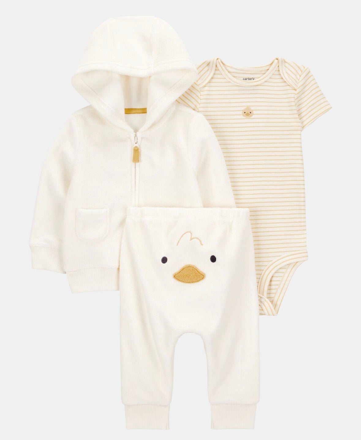 Set de 3 piezas Patito Cardigan Carter’s 🐣
