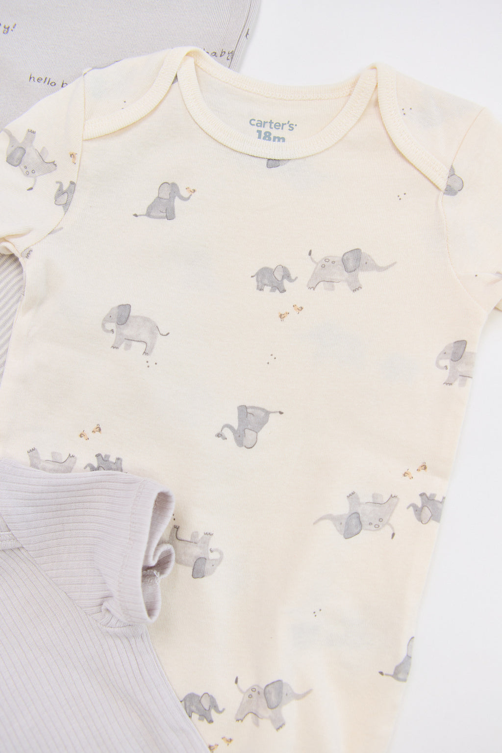 Pack de 5 Rompers Carter’s Elefantes🐘