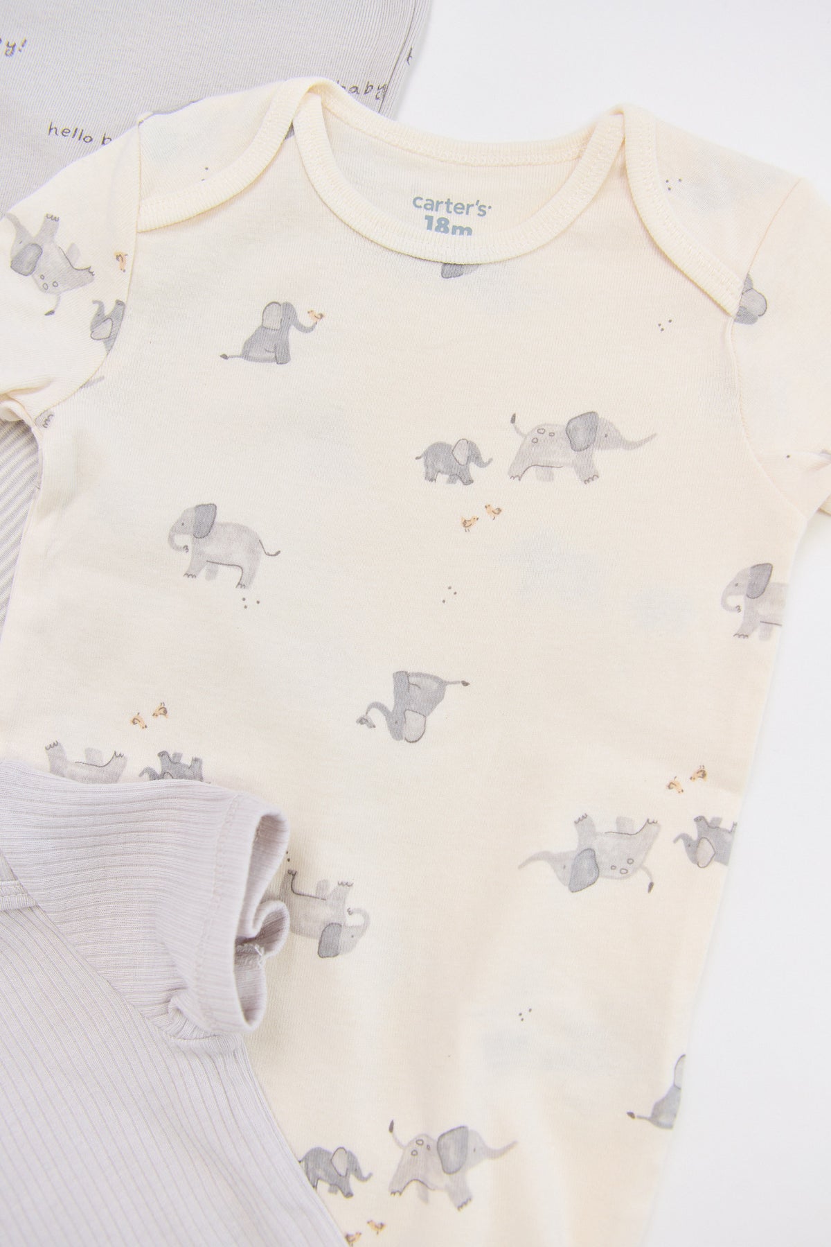 Pack de 5 Rompers Carter’s Elefantes🐘