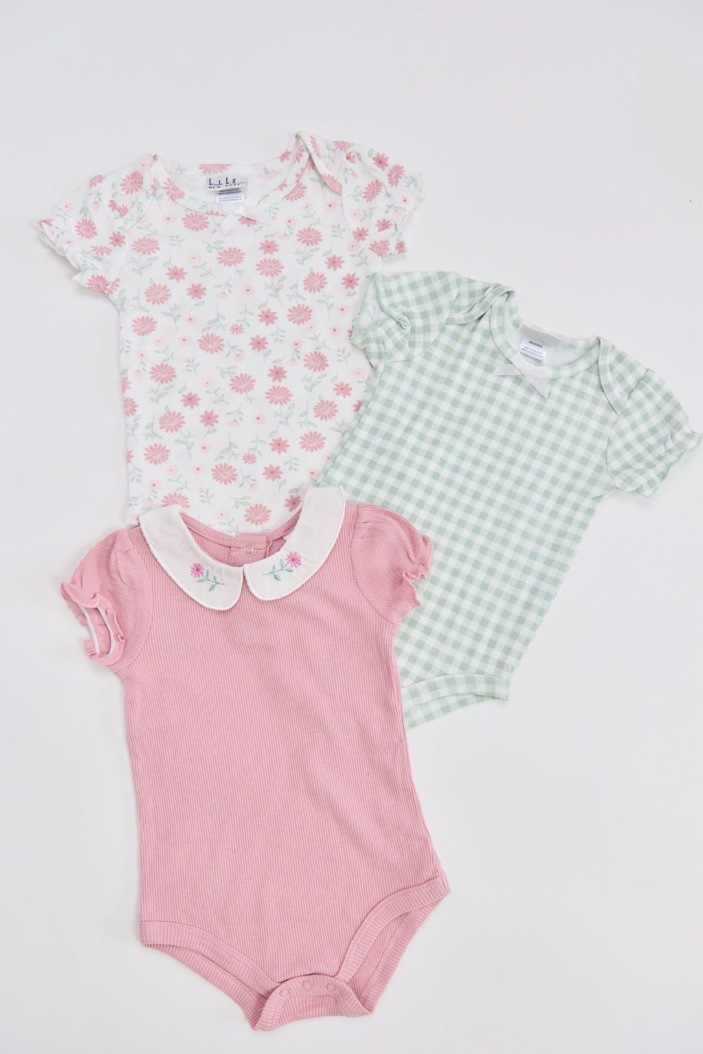 Set de 3 Rompers Nicole Miller Picnic Day🌸