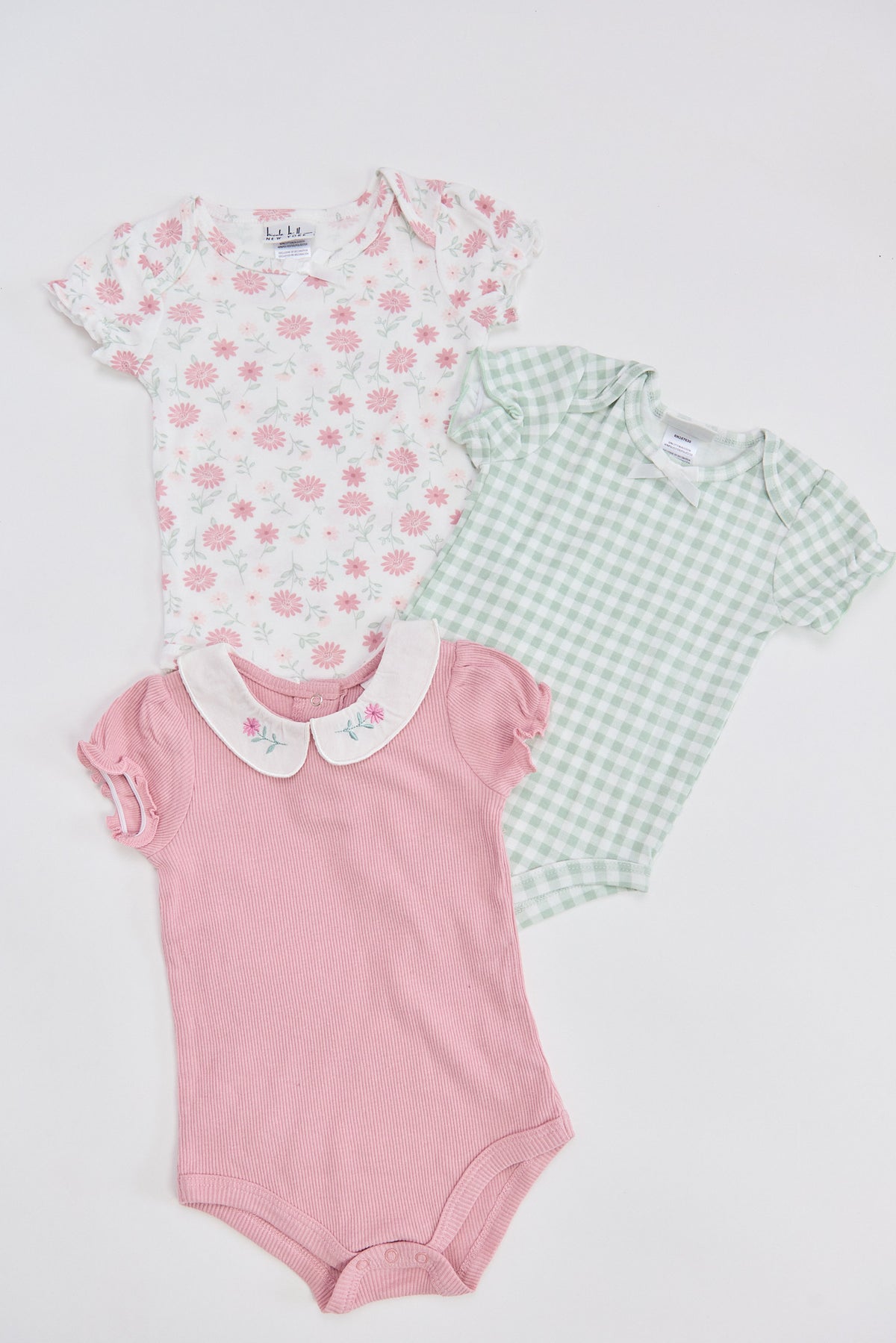Set de 3 Rompers Nicole Miller Picnic Day🌸