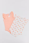 Set de 2 Rompers Daisy Fuentes 🌸