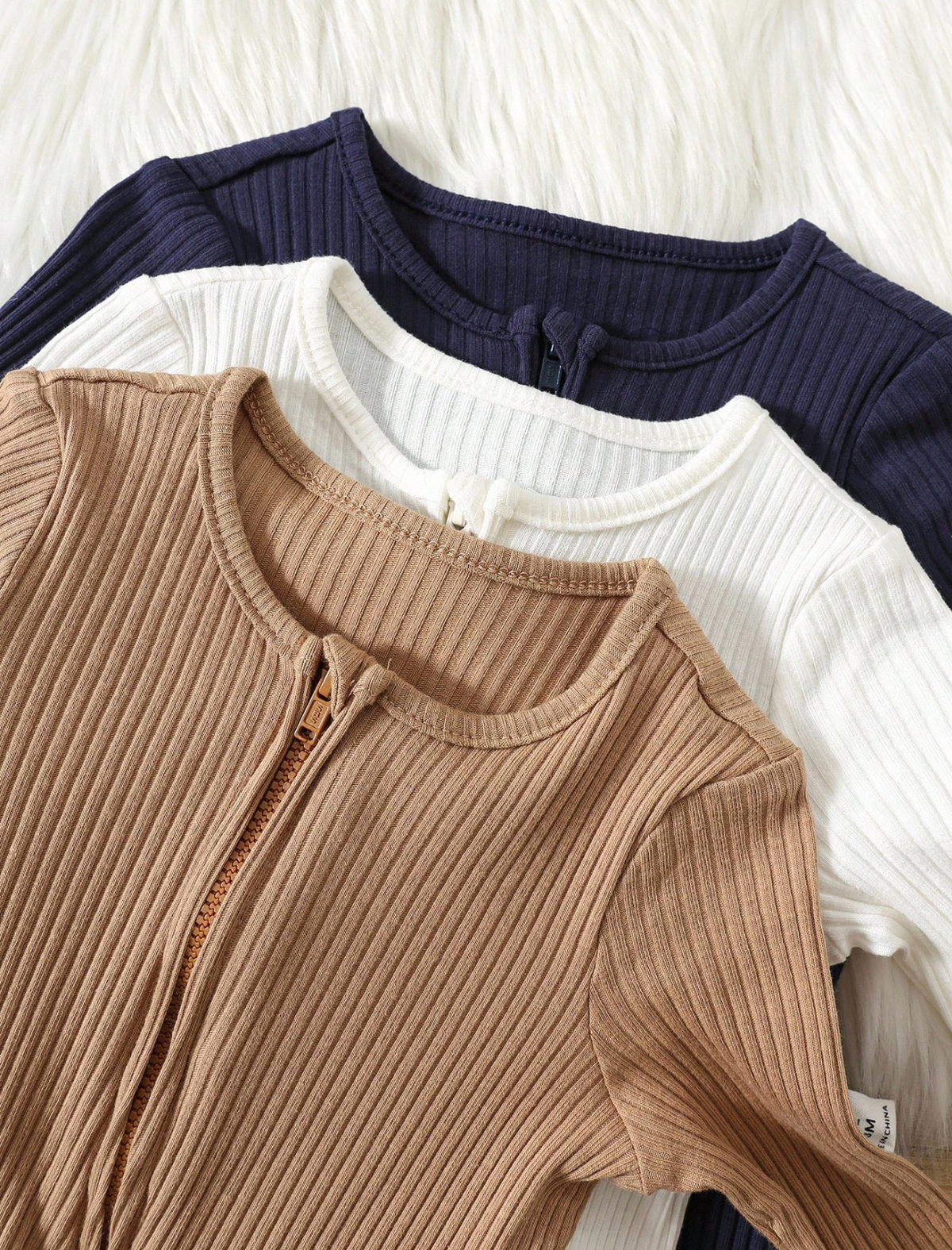 Set de 3 Jumpsuits Recién Nacido Gentle Cotton 🌾