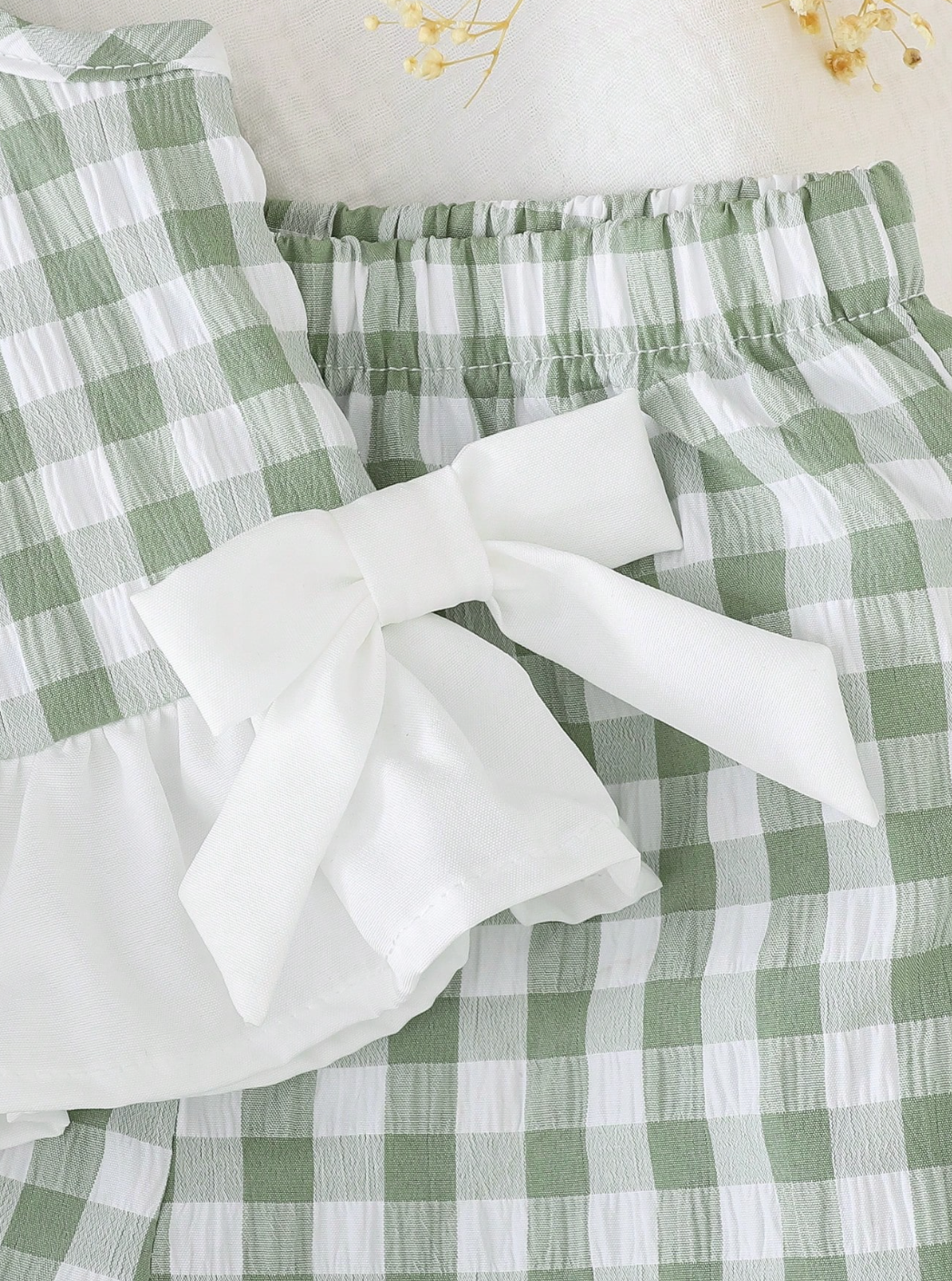 Conjunto Menta Vichy 🐛