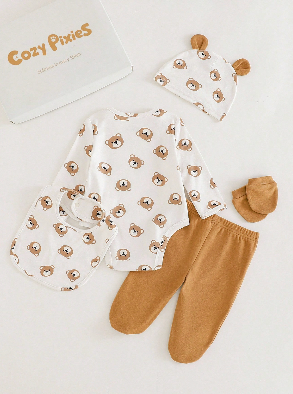 Set de 5 Piezas Little Bear Paws 🧸