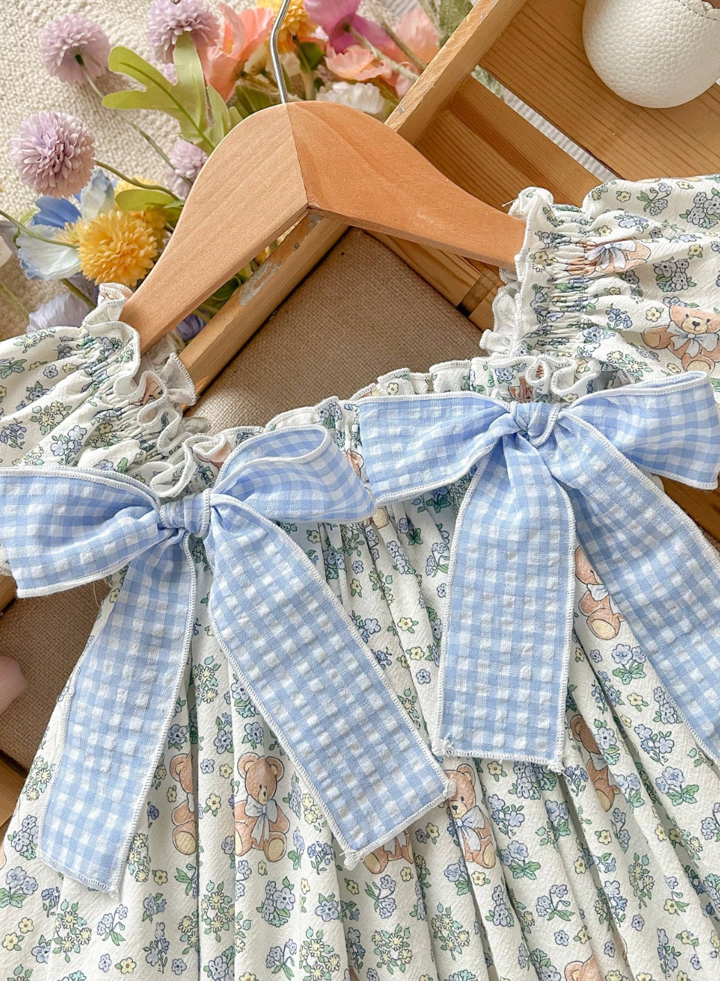 Vestido Ositos y Florecitas 🌷