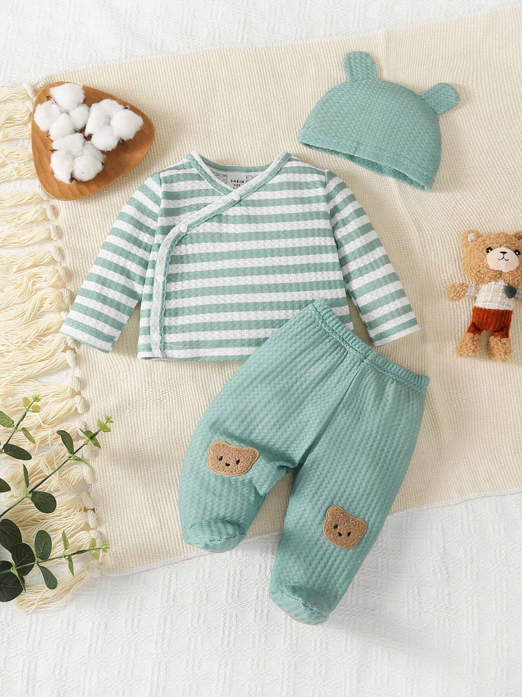 Set de 3 piezas Osito Menta 🐻