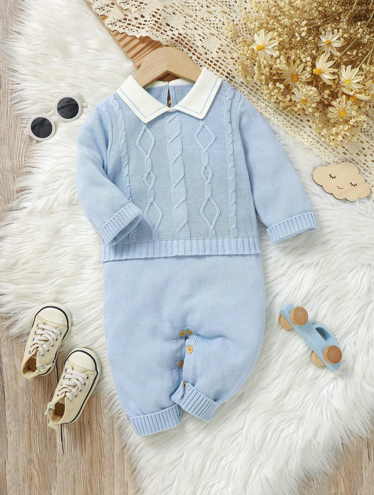 Enterizo de recién nacido Cotton Prince👑