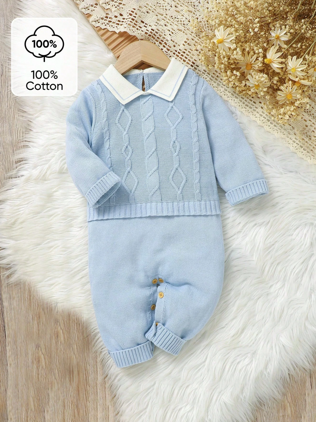 Enterizo de recién nacido Cotton Prince👑