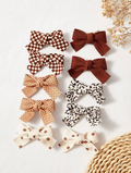 Set Moños de Tela Estampados 🎀