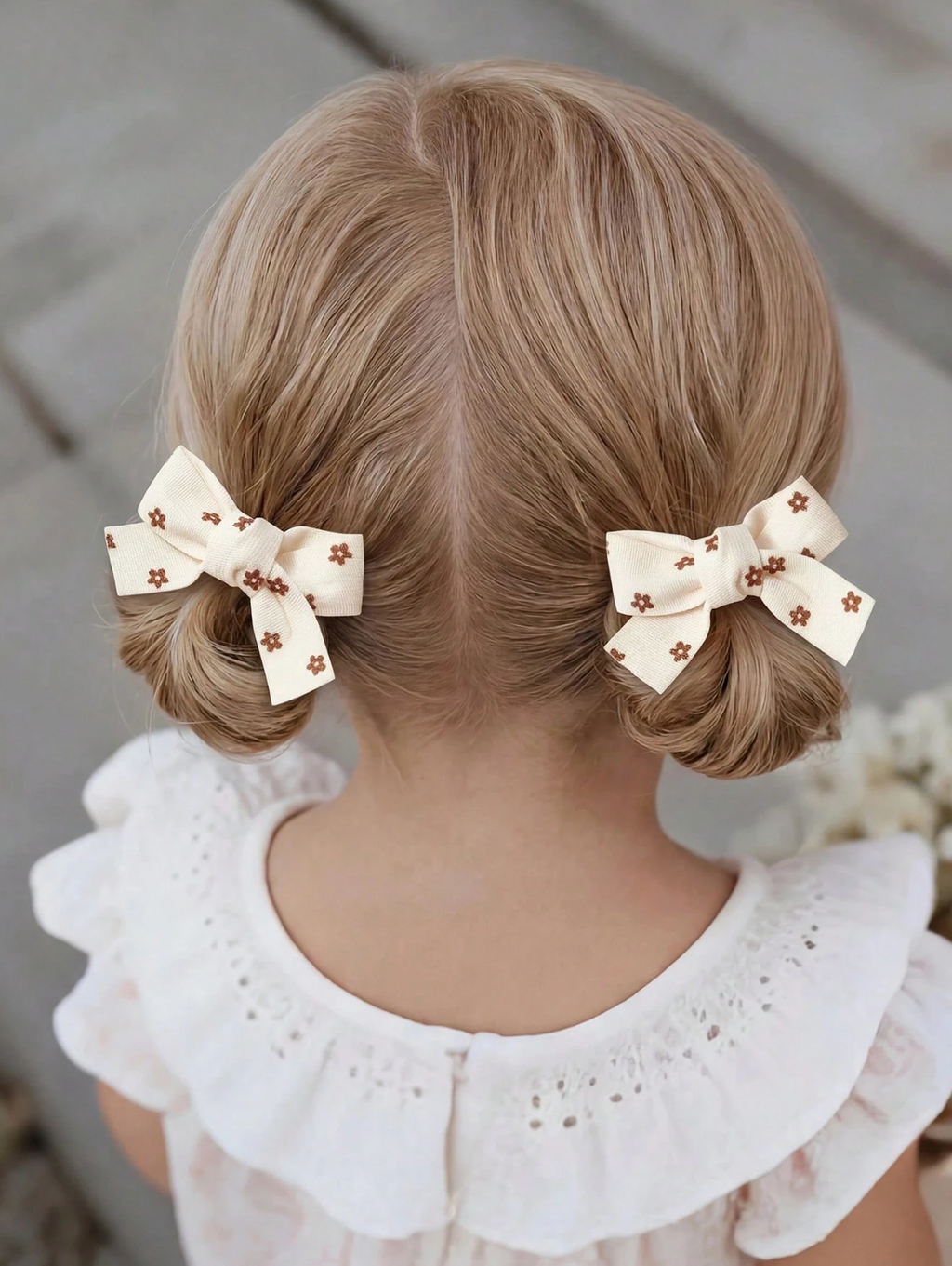 Set Moños de Tela Estampados 🎀