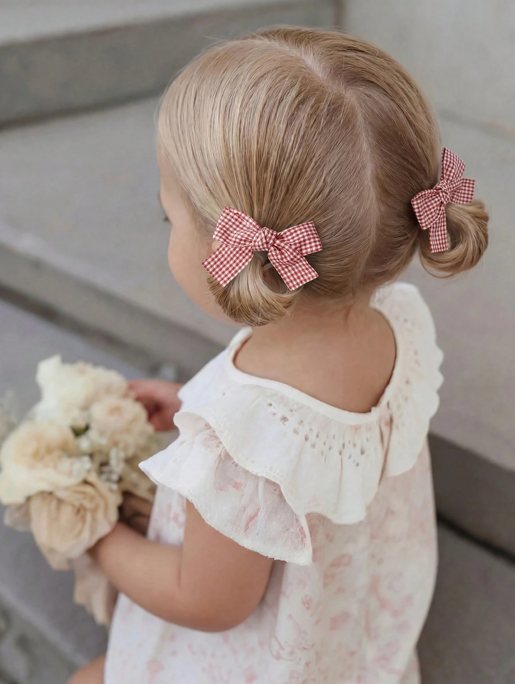 Set Moños de Tela Estampados 🎀