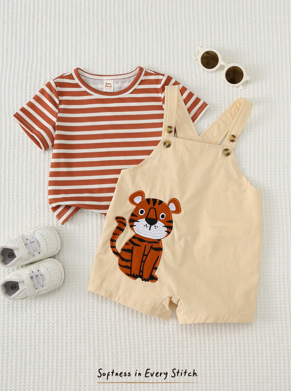 Set Overol Tigrecito 🐯