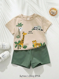 Conjunto Safari Keep Smiling 🦒🐯