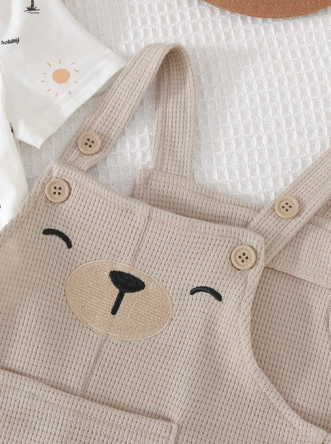 Set Overol Osito Playero 🐻🏖️