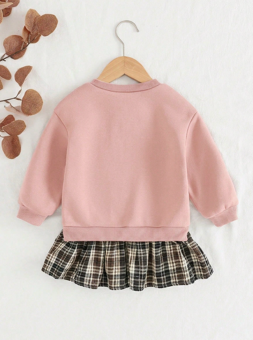 Vestido Osito Escocés 🧸🤎
