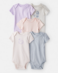 Pack de 5 Rompers Carter's - Cisne