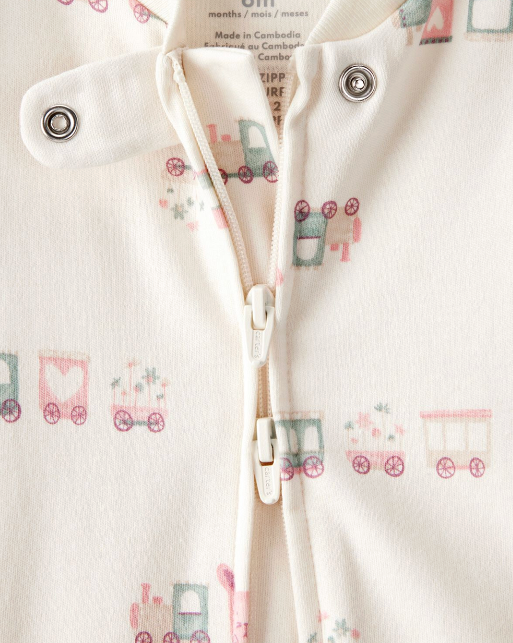 Pijamita Pink Train Carter's  🚂