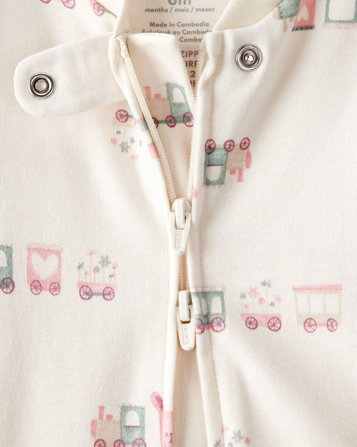 Pijamita Pink Train Carter's  🚂