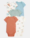 Set de 5 Rompers Carter's - Dinosaurios 🦖