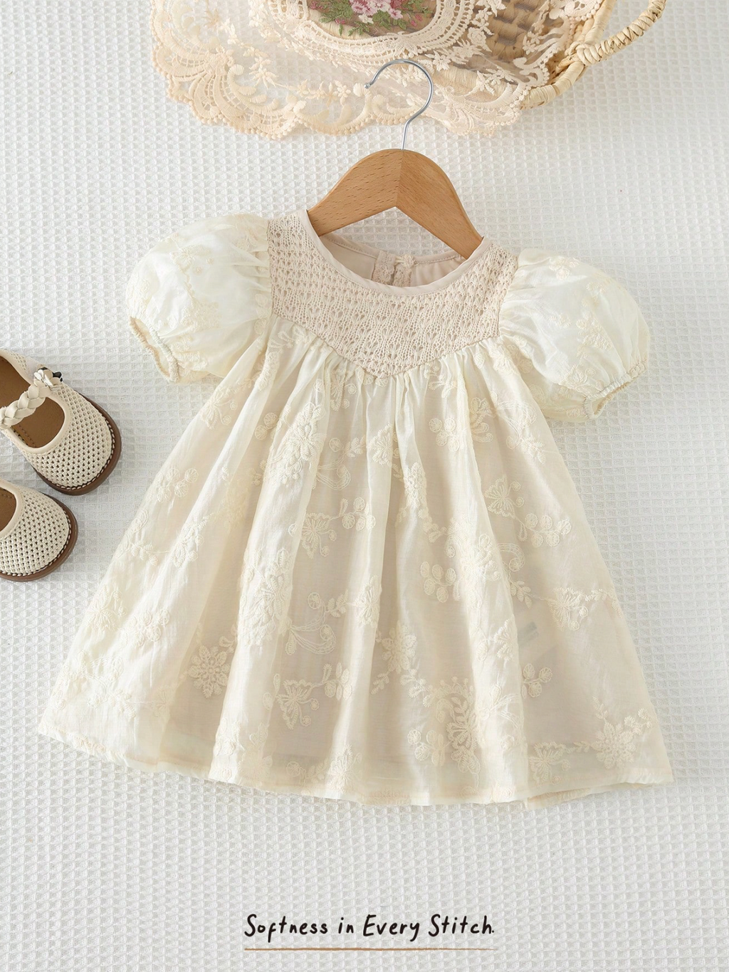 Vestido CreamFlower 🤍