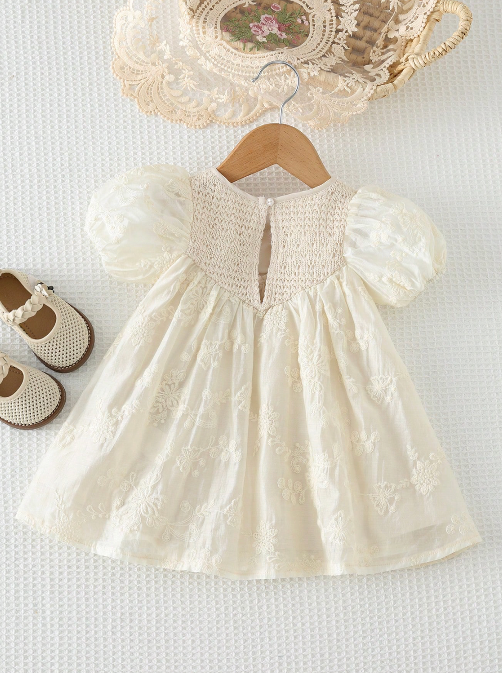 Vestido CreamFlower 🤍