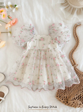 Vestido Rosas de Tul 🌸