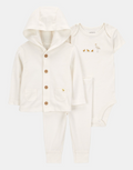 Set de 3 piezas cardigan little chick - Carter's 🐣