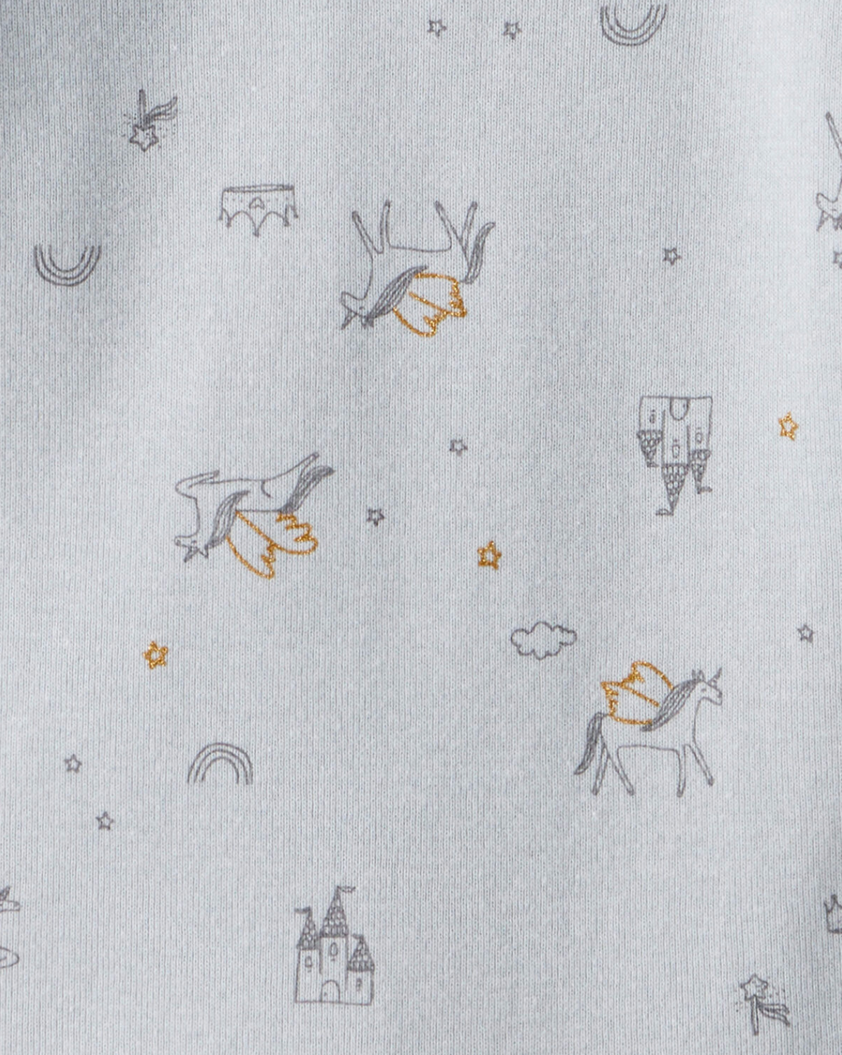 Set de 4 Rompers Manga larga Carter's unicornios 🦄