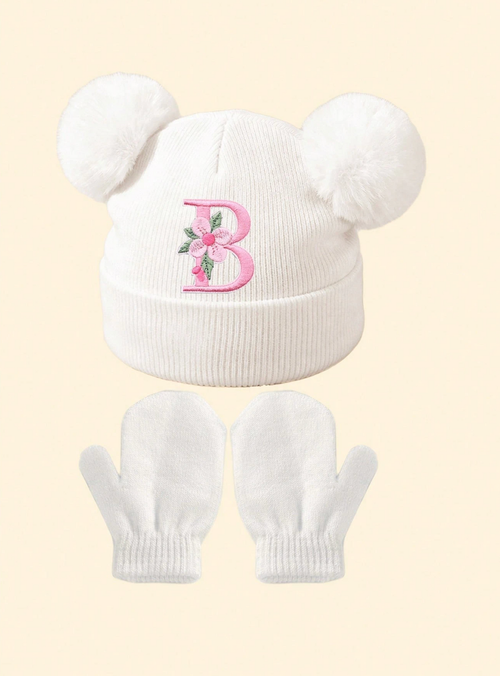 Set Gorro y Guantes Personalizado 🌸