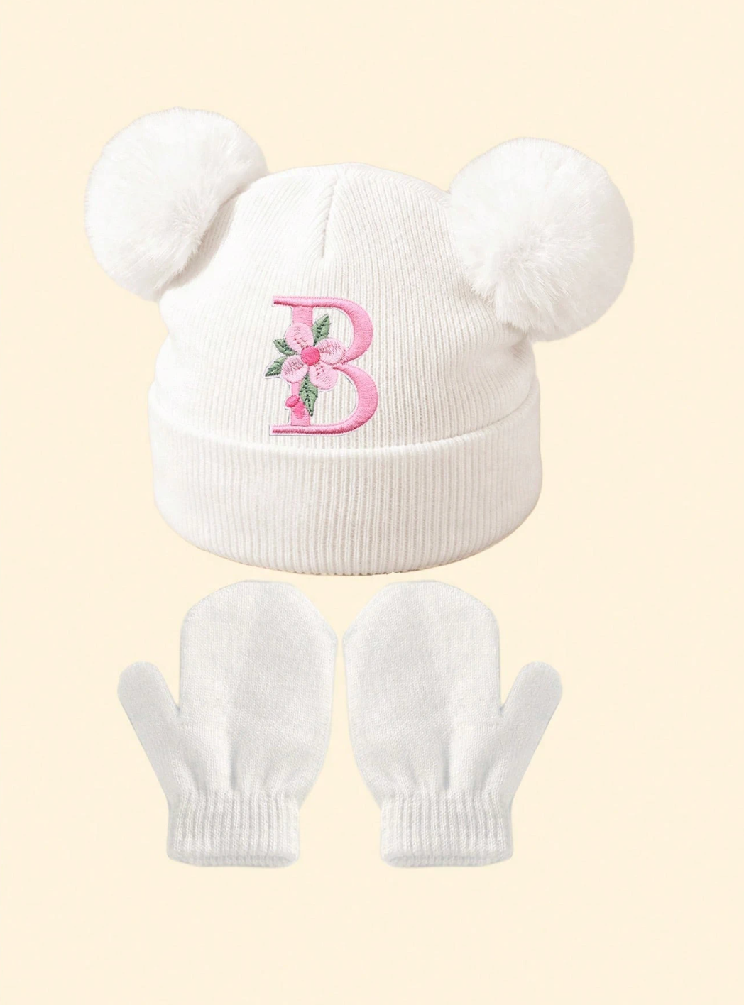 Set Gorro y Guantes Personalizado 🌸