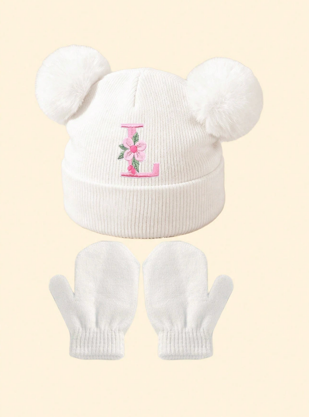 Set Gorro y Guantes Personalizado 🌸