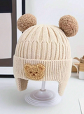 Gorro Osito Pompones 🐻