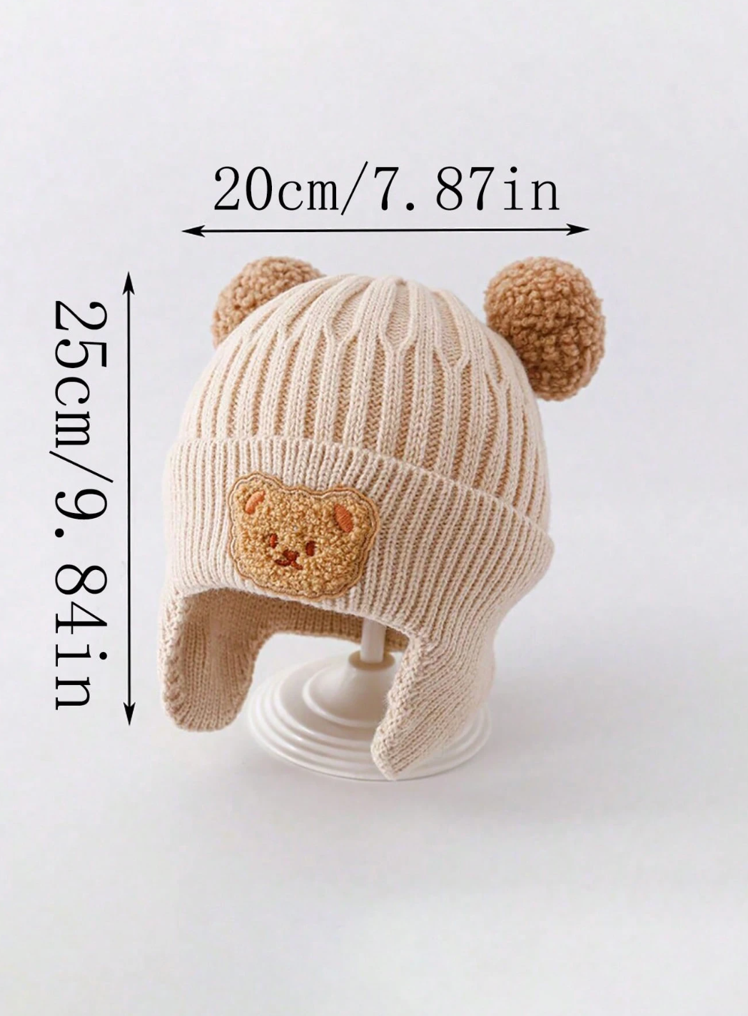 Gorro Osito Pompones 🐻