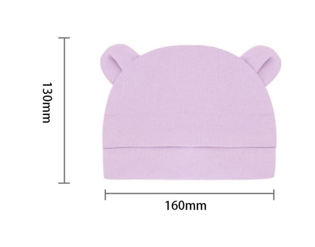 Set de 2 piezas Gorrito Osito Recién Nacido 🐻