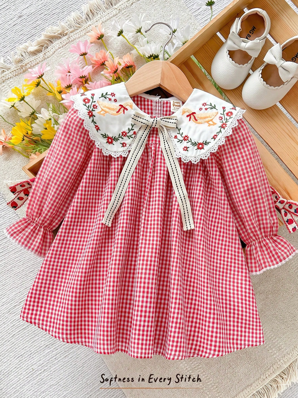 Vestido Mini Nori Manga Larga❤️