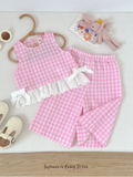 Conjunto Rosa Vichy🌸