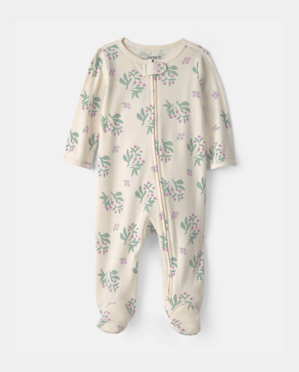 Enterizo  Floral Cotton Zip Carter's🌸