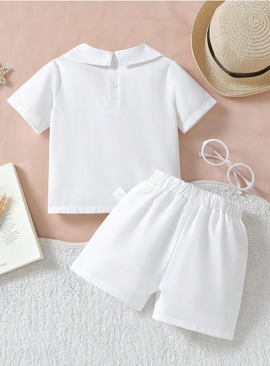 Conjunto Elegante Blanco Tobías🤍