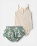 Set de 2 piezas Floral Green Carter's
