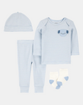 Set de 4 piezas Perrito blue Carter's